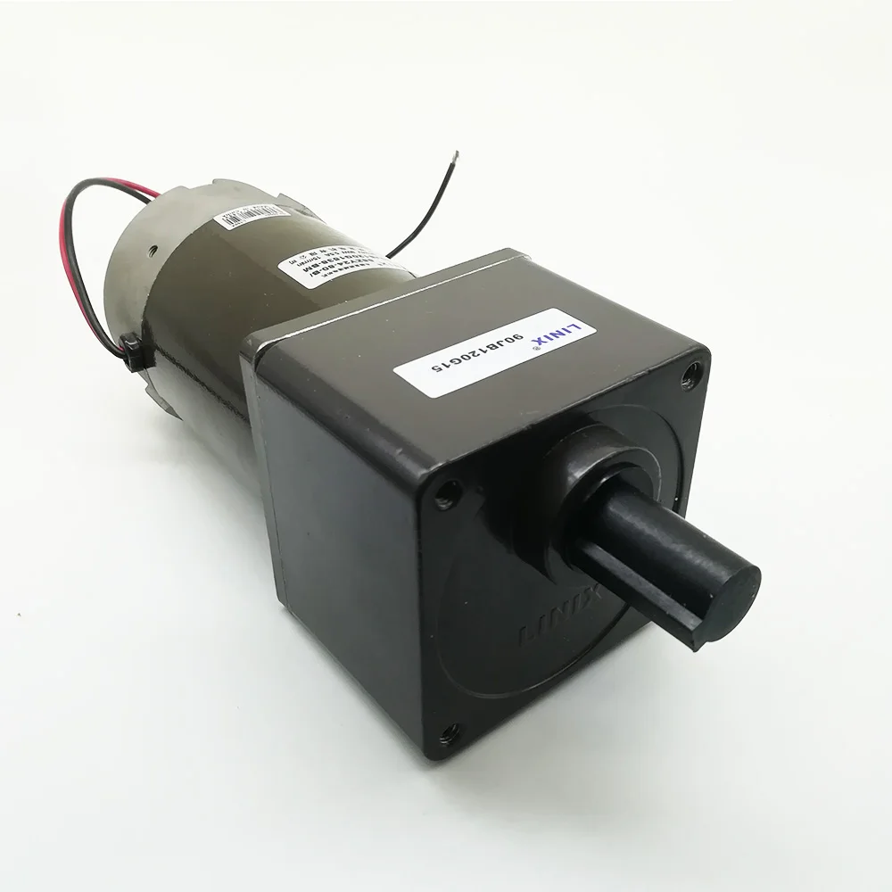 
Linix 80W DC Gear Motor 85ZY24-80-B/90JB120G1538-BM 15mm Double shaft motor 