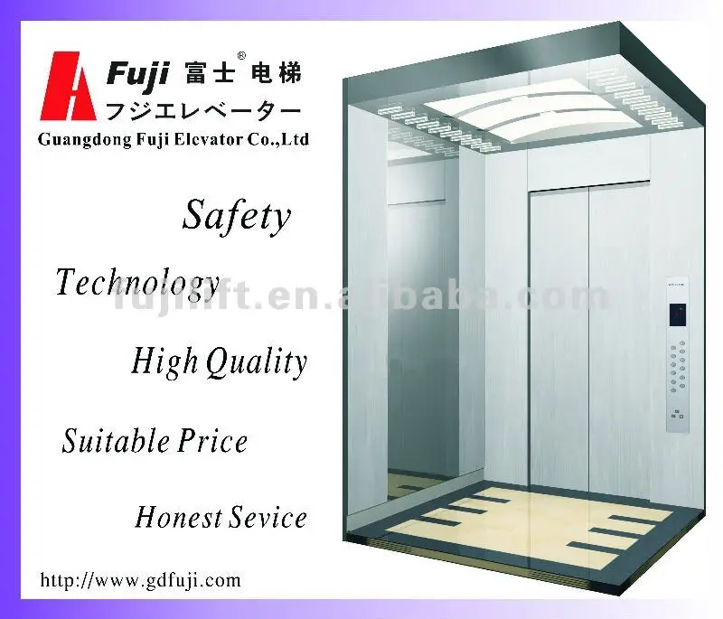 CNAS Small Passenger Elevator In Tall Building 450KG residential lift for 6 Persons