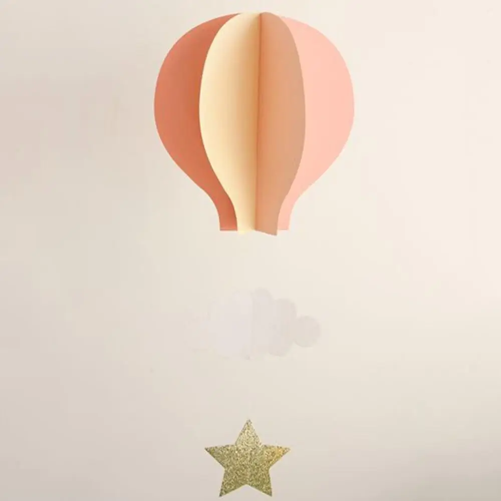 Umiss  8 Pcs Large Size Hot Air Balloon 3D Paper Garland Hanging Decorations for Room, Wedding, Baby Shower, Birthday Party