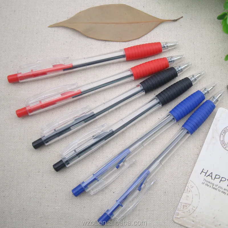 
OUTAE Plastic Click Pen Smooth Fast Writing Ball Pen Promotional GiftPen Logo Pen OT-306 