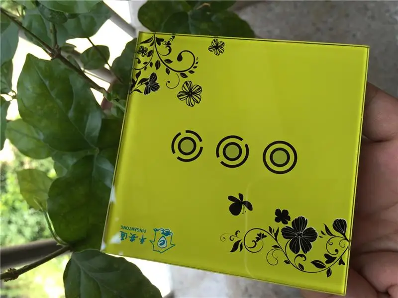 OEM electrical tempered glass switch panel