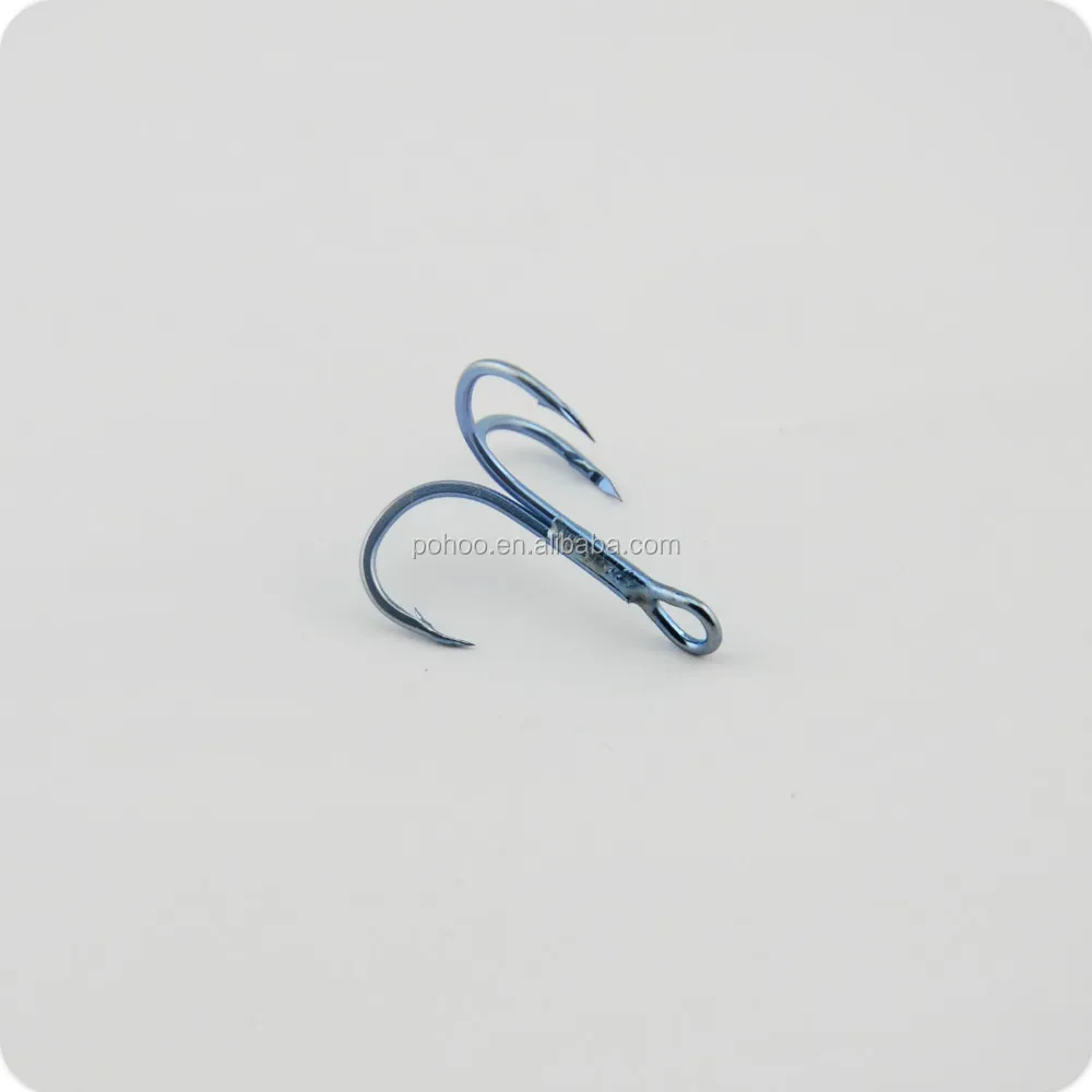 Seawater hooks for tuna treble fishing hook