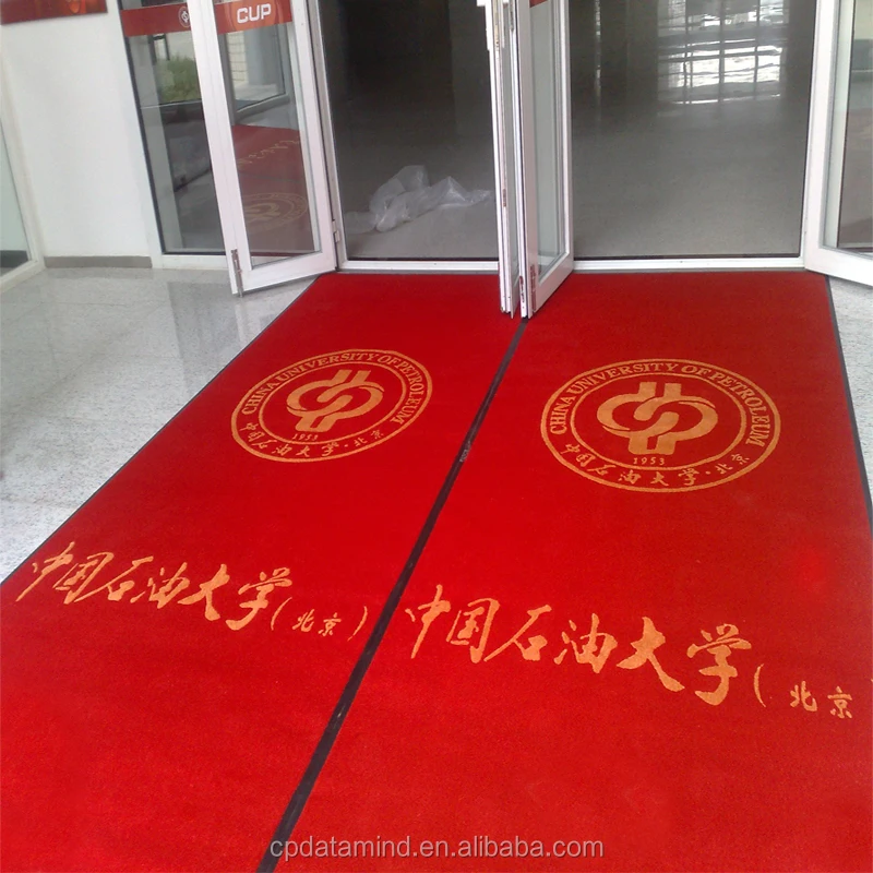 rubber back antidust entrance mat for hotel entry or exit floor mats