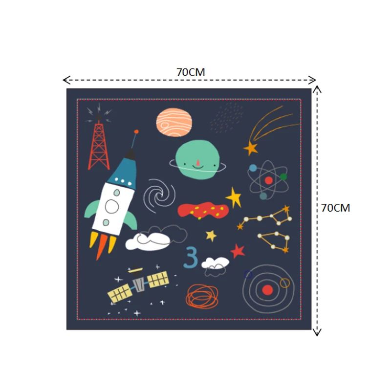 Star design kids care gym baby play mat