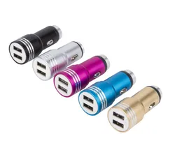 wholesale car charger adapter dual port usb car charger for mobile phone