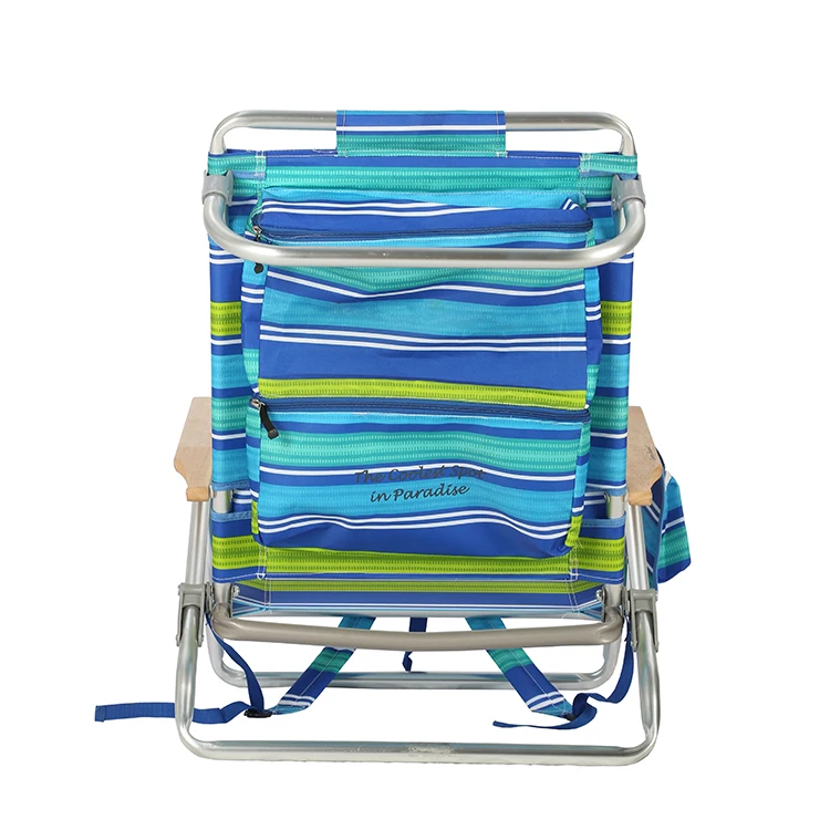 OEM Portable Outdoor Director Folding Beach Chair with 5 Positions