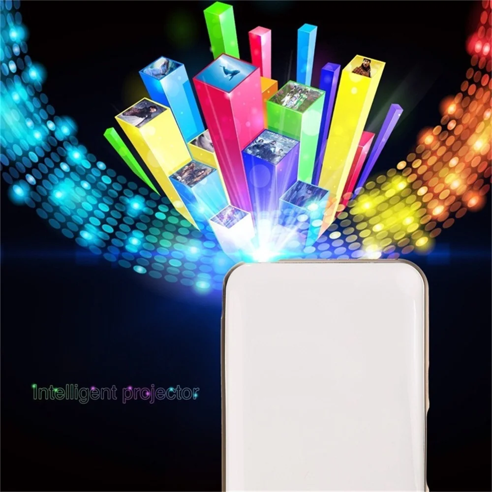 Factory price M6 Android 1GB 8GB ultra-thin and pocket size design laser led home theater projector