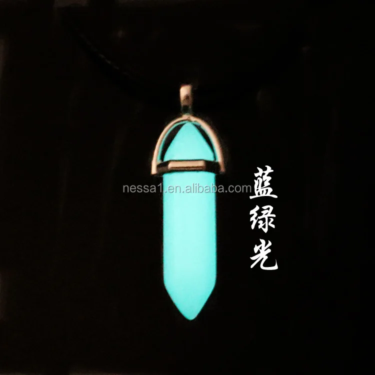 Fashion moonstone necklace glow in the dark necklace Wholesale ST-0005