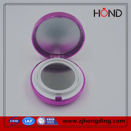 good quality make skin whitening high end pressed cosmetic packaging/bb cream cushion case