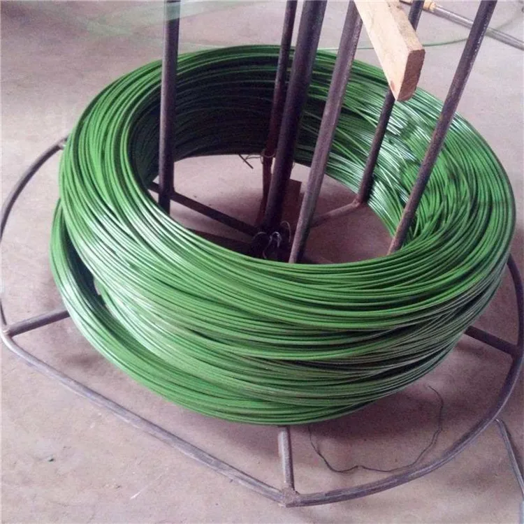 Plastic Pvc Pe Coated Galvanized Iron Wire For Consumer Product Packing Daily Binding