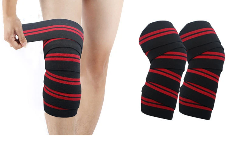 JRQ Sport Knee Wraps & Knee Guard For Weightlifting