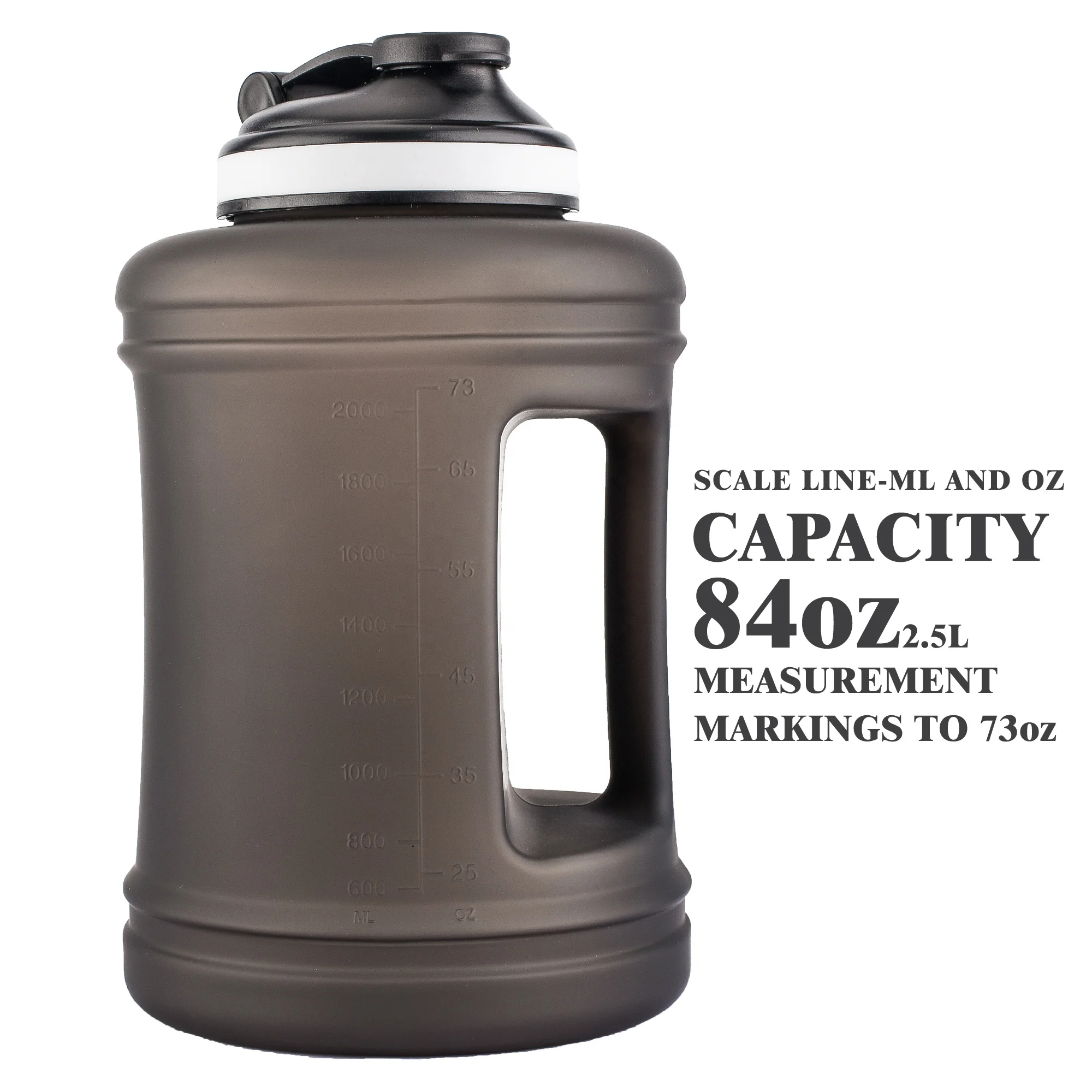 Joyshaker Matt Finish Frosted PETG Plastic BPA Free Gym Fitness Water Bottle 2.2L 2.5L 3L