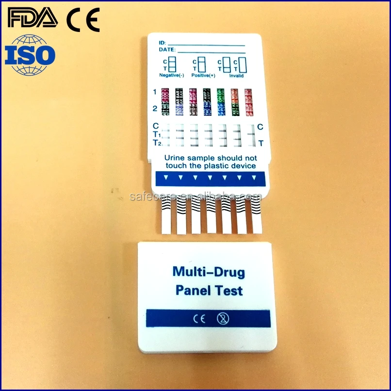 10 Панель Тест-Комплект лекарств, Главная карта тест-тест на наркотики мочи,