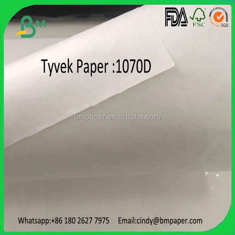 Бумаёник печатных сырья водонепроницаемый 1070D tyvek