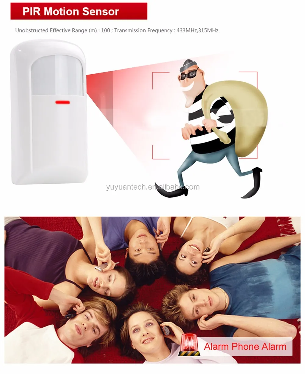 Danmini Miti-language Home Security Alarm System alarm gsm YA-500-GSM