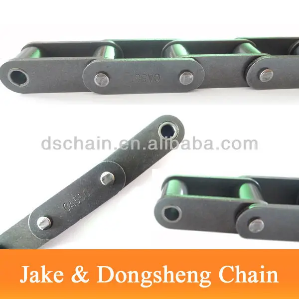 Double pitch straight side plate conveyor chain with attachments C220A/C2100