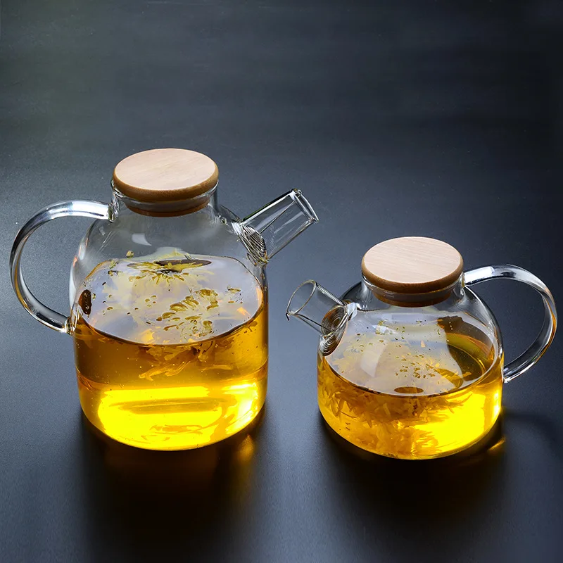 1000ML Glass teapot with filter for sale,pyrex glass tea pot