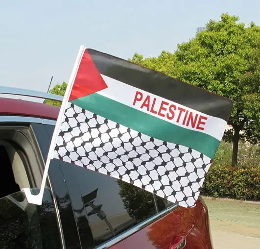 
Outdoor Custom Print Outdoor Flag Palestine Car Flag For Festivals/Event/Adertising 