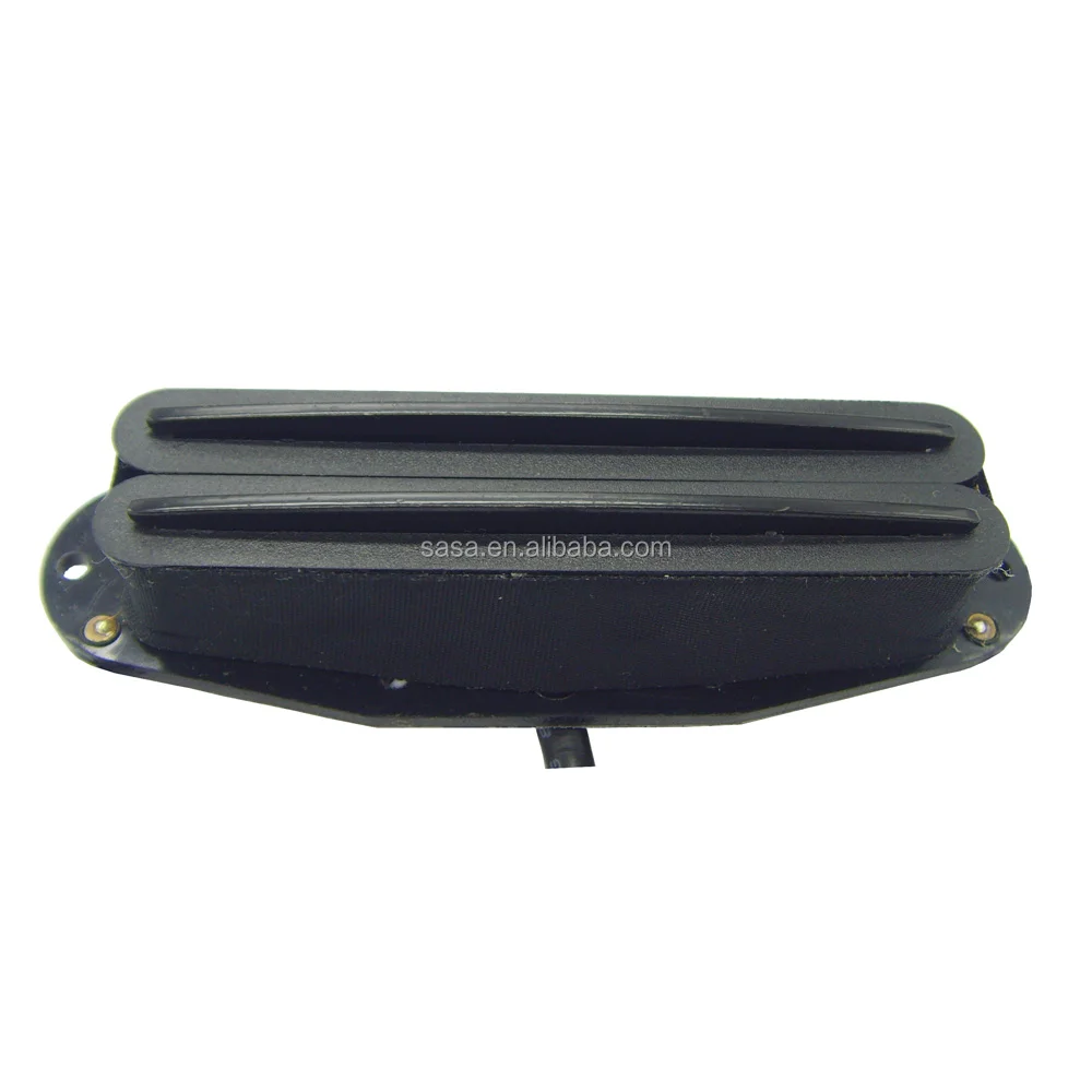 Electric Guitar Hot Rail Twin Pickup Blade Humbucker for Strat Guitar,BLACK,H010B-BK