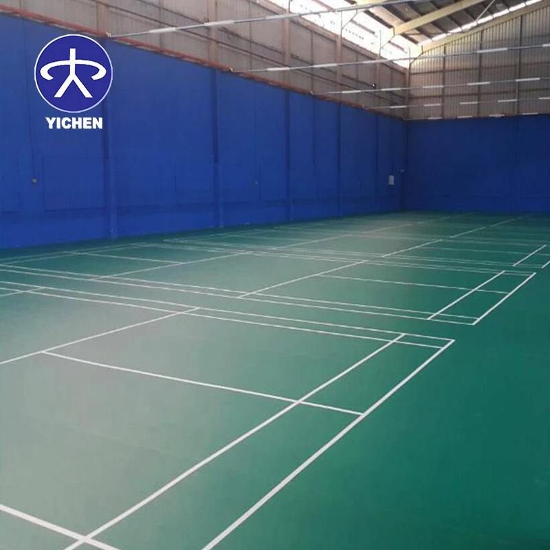 Wholesale 3.5mm Plastic Flooring PVC Floor for Badminton Court Mat