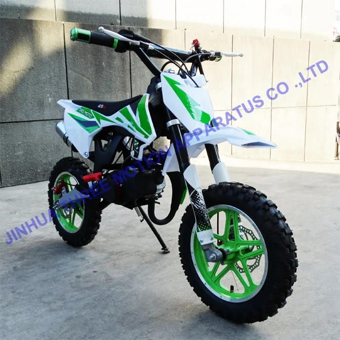 New fashion 2-stroke mini dirt bikes  pull strat gas mini motorcycle 50cc