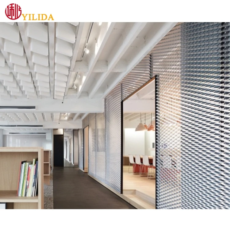  Расширенные металлические сетчатые 3d настенные панели для дизайна интерьера