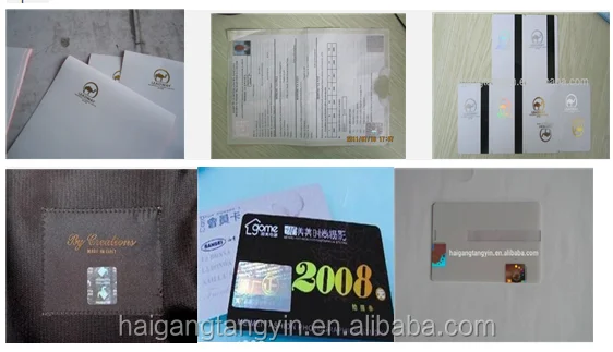 China supplier 3d hologram laser logo embossing machine