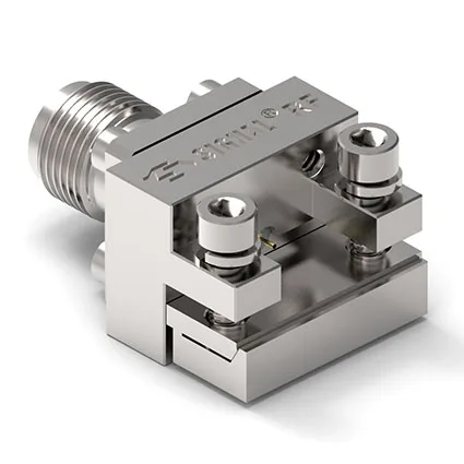 40GHz, 2.92mmK Female Microwave Connector, Clamp/Solder Captive Contact Attachment End Launch PCB, Removable End Launch