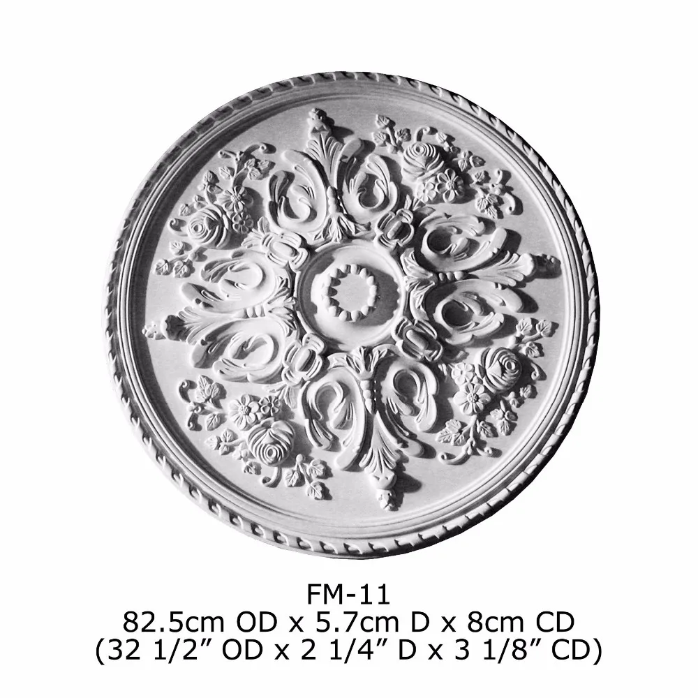 Polyurethane High Quality beautiful PU decorative High Quality Good price beautiful PU decorative Flower Roses ceiling medallion