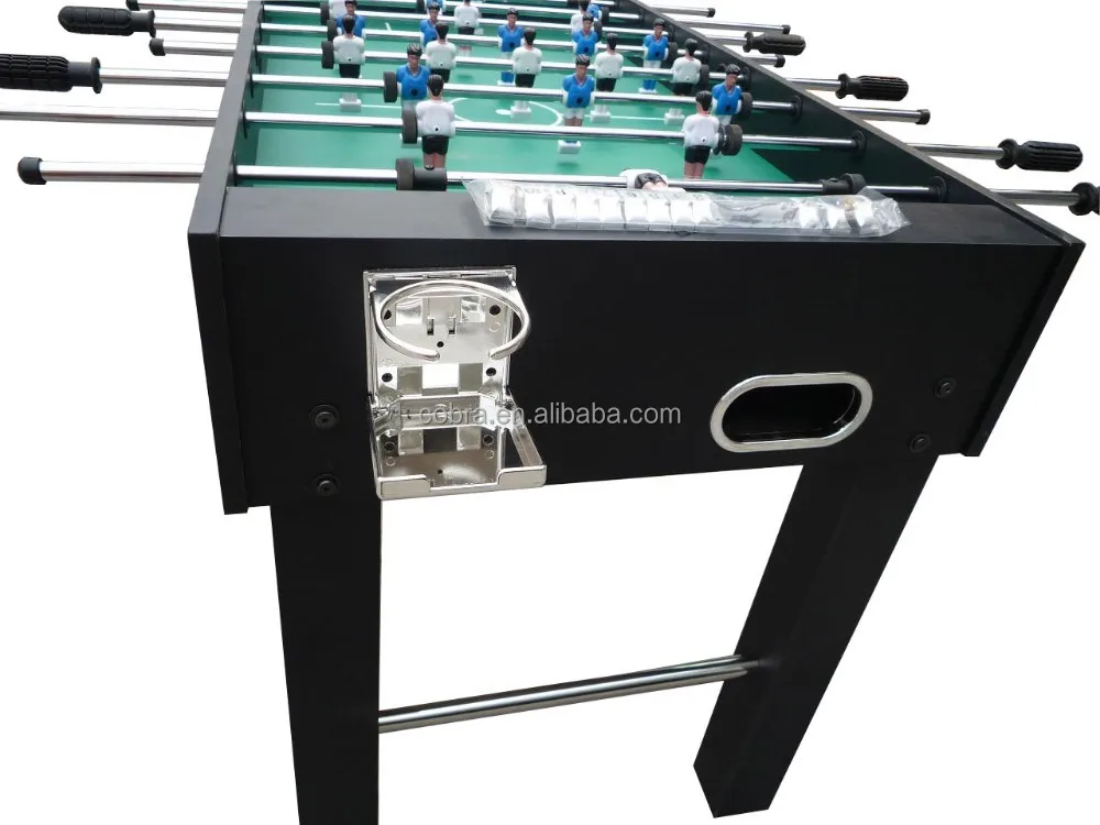 KBL-S1002 manual slide score 12.7mm hollow rod foosball table with cup holder