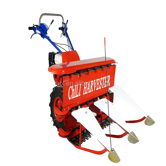 home use mini hot pepper/chili harvesting machine/harvester/reaper