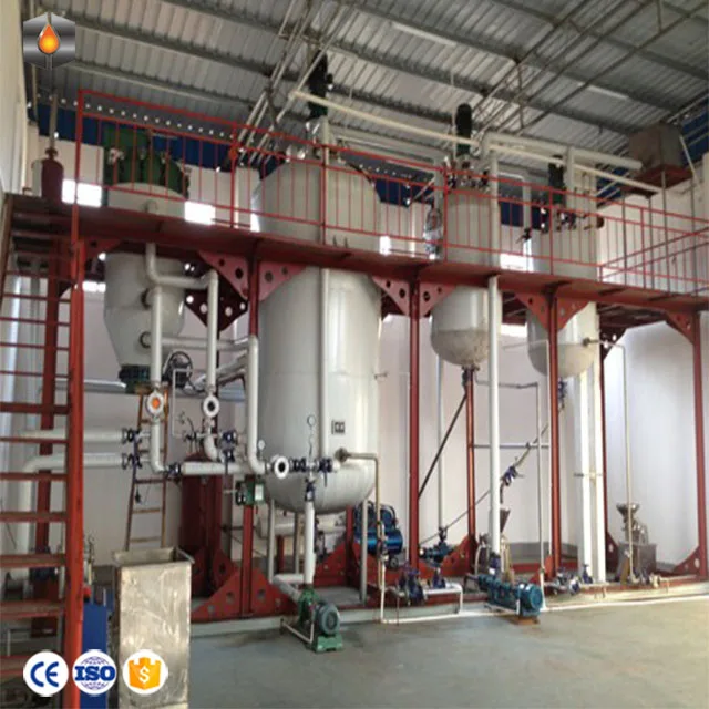 Large capacity avocado oil refining line / african palm oil refinery machine soybean oil refinery machine
