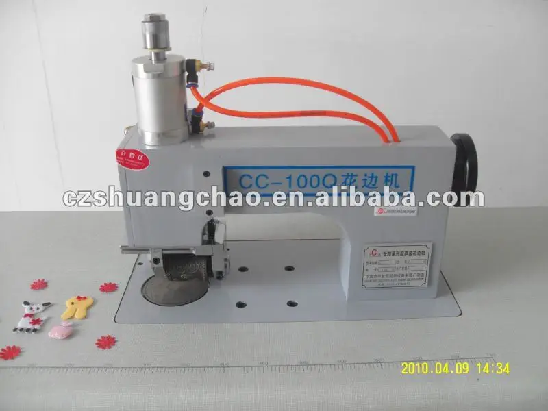 Pneumatic type ultrasonic lace sewing machine