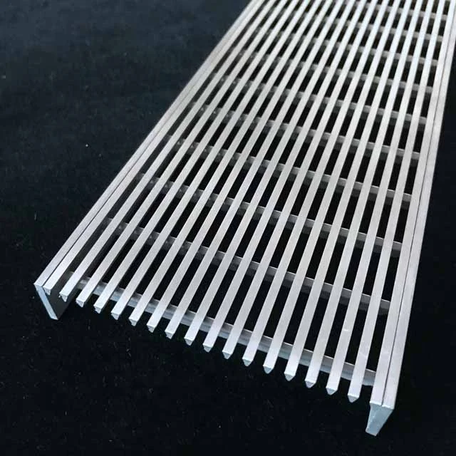 150mm wide linear stainless grating price for U channel