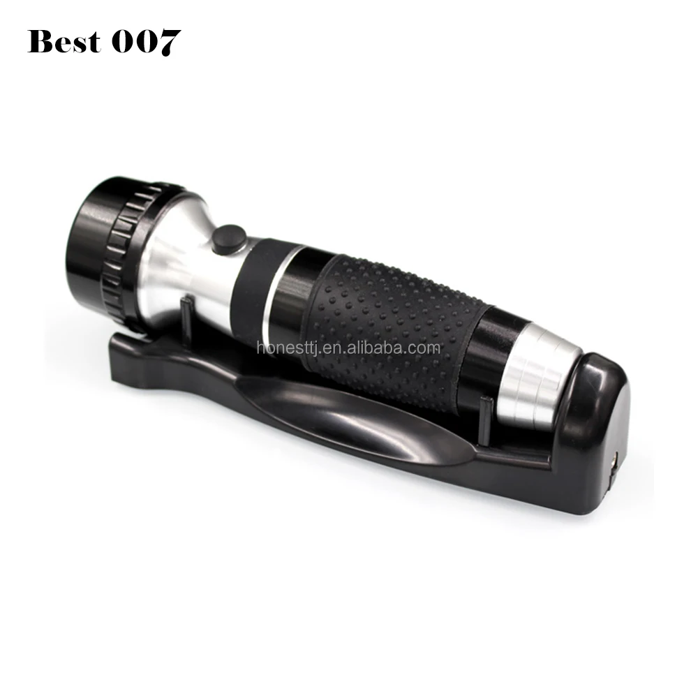 Wall-mounted popular torch light aluminum promotional flashlight Hotel emergency flashlight