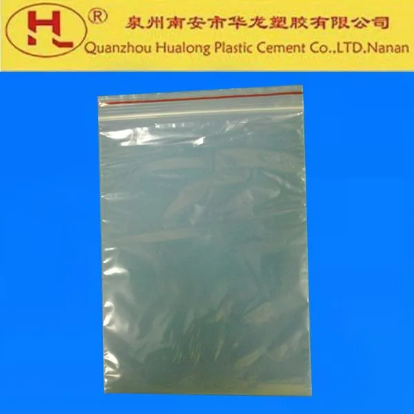 На прозрачная пластиковая сумка на молнии и почтовый замок сумка