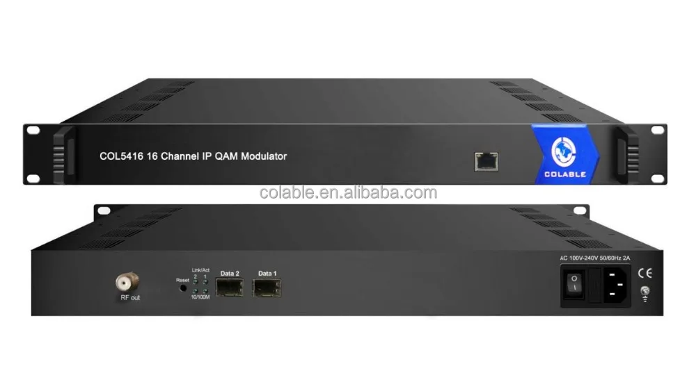 CATV headend RF modulator 16Channels  IP QAM  Modulator with multiplexer CAS scrambler  COL5416