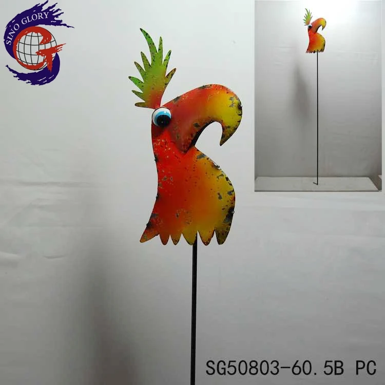 metal garden animals and garden stakes