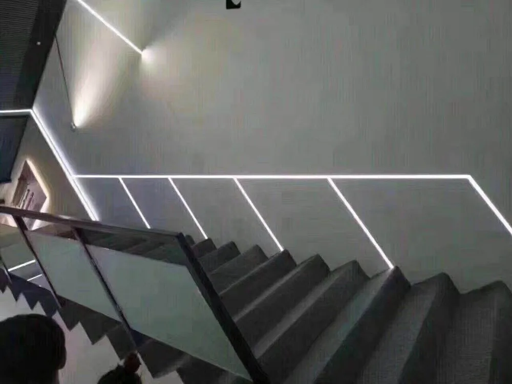 
High quality aluminum led profile used for 6-8mm LED glass shelf light/led aluminum profile for 10mm glass shelves 