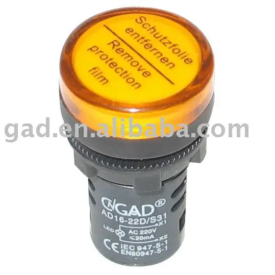 
CNGAD GD16 series 220V LED light (signal lamp,pilot lamp)(GD16-22DS) 