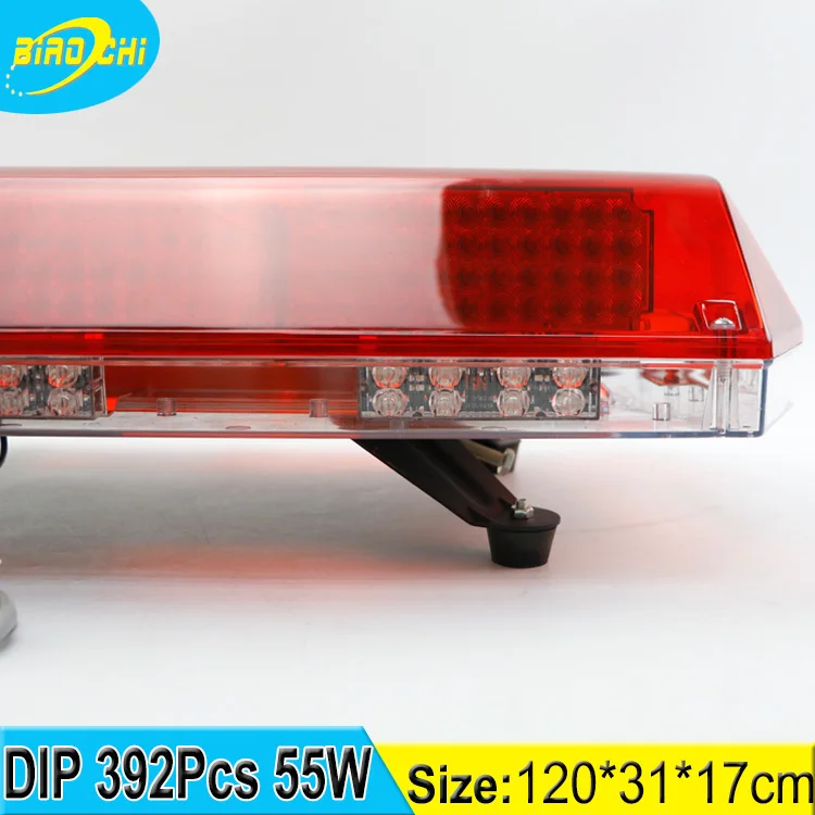 55 Вт/120 см IP65 аварийного предупреждение Универсальный потолочный полиции пожарной сигнализации светодиодной вспышки света