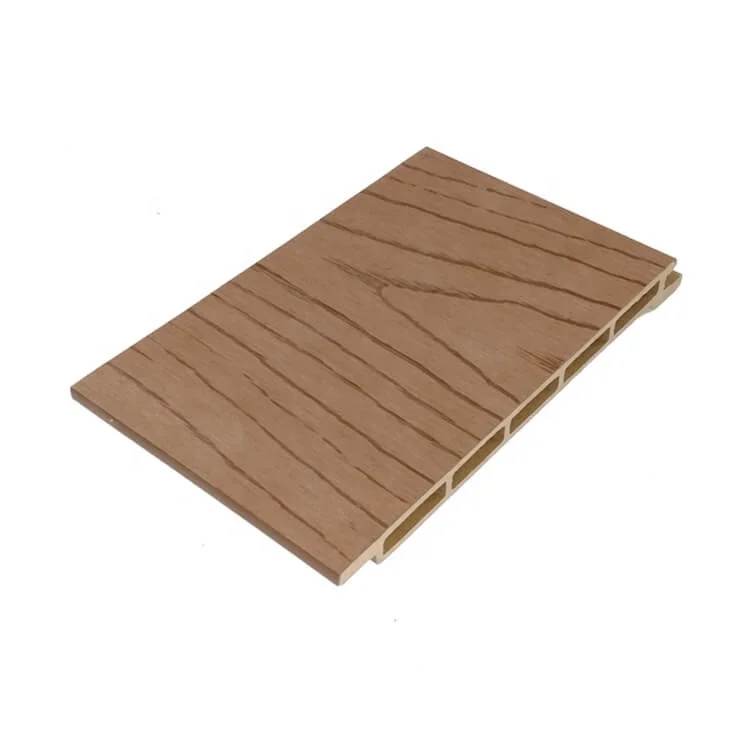 Exterior Composite Wall Planks 3D Wall Covering Outdoor Wood Plastic Siding WPC Wall Panel Decorative