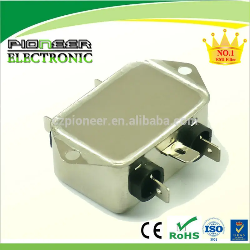 электронный 1-10A 120/250V PE2000-6-01 EMI фильтр нижних