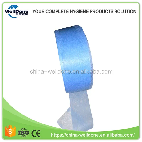 Green/ Blue/ white ADL non woven for baby diapers,sanitary napkins,adult diapers