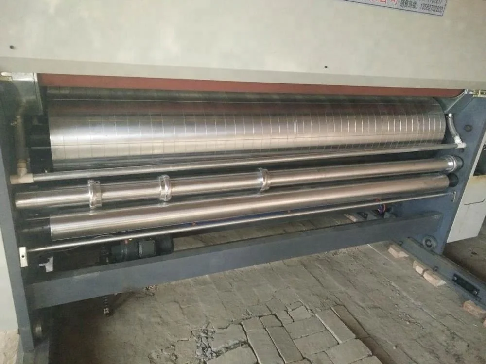 Corrugated carton box rs4 slotter machine with 3 color printing lead dage model