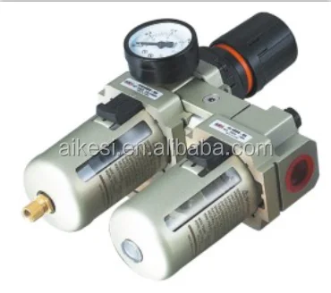 Pneumatic source treatment units filter+regulator lubricator AC2010-02 1/4 inch air filter SMC type AC series FRL Combination