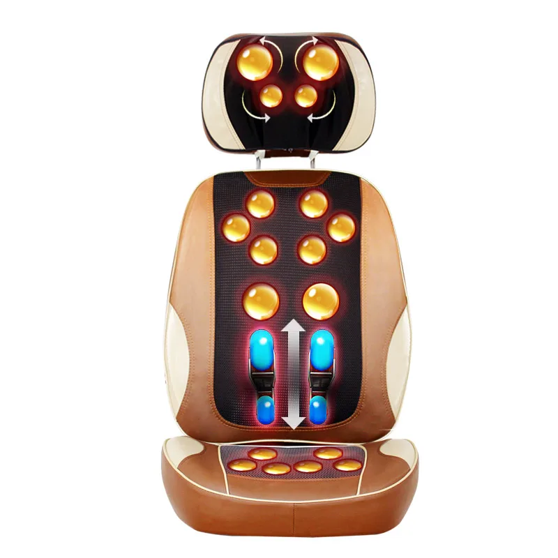 Shiatsu Back Neck Massager Chair Seat 3D Massage Cushion with Heat