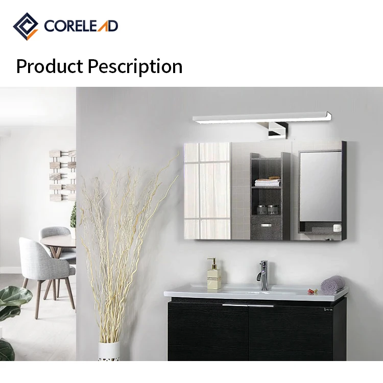 Лидер продаж, светодиодный зеркальный светильник для ванной комнаты с сертификатом IP44/CE/ROSH от TUV