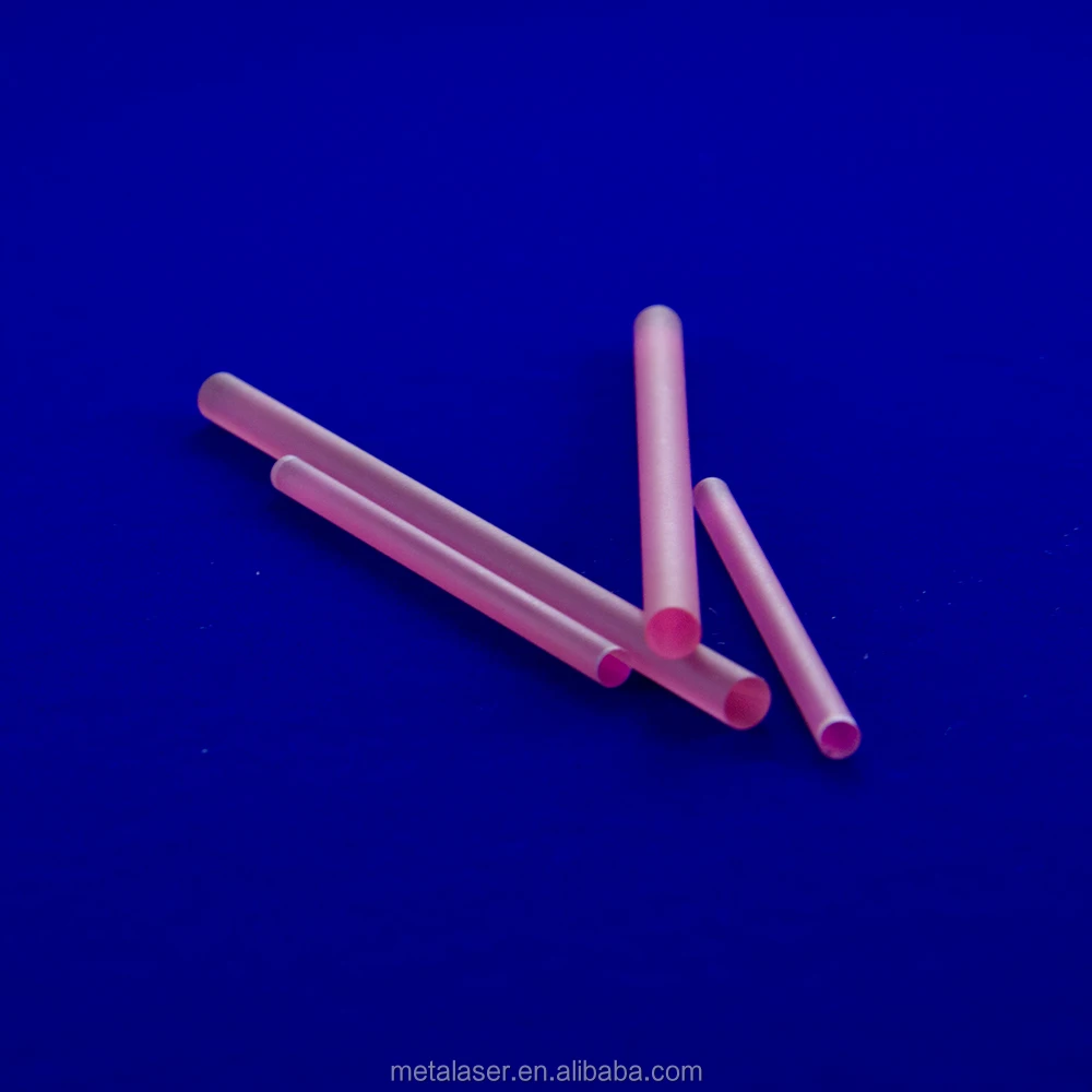 Laser crystal Erbium-Doped YAG rod used in laser skin