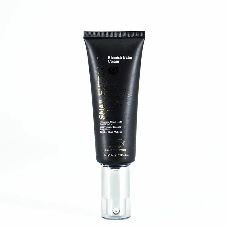 50ml eye cream plastic cosmetic tube with cream pump